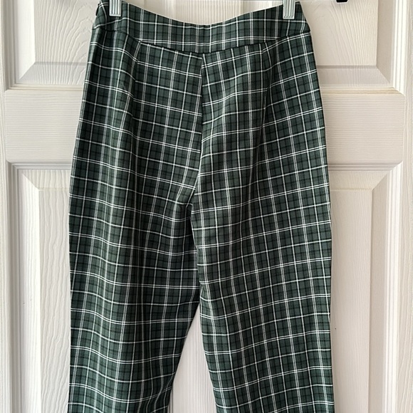 Seven Wonders Green Plaid Flares - Picture 8 of 15
